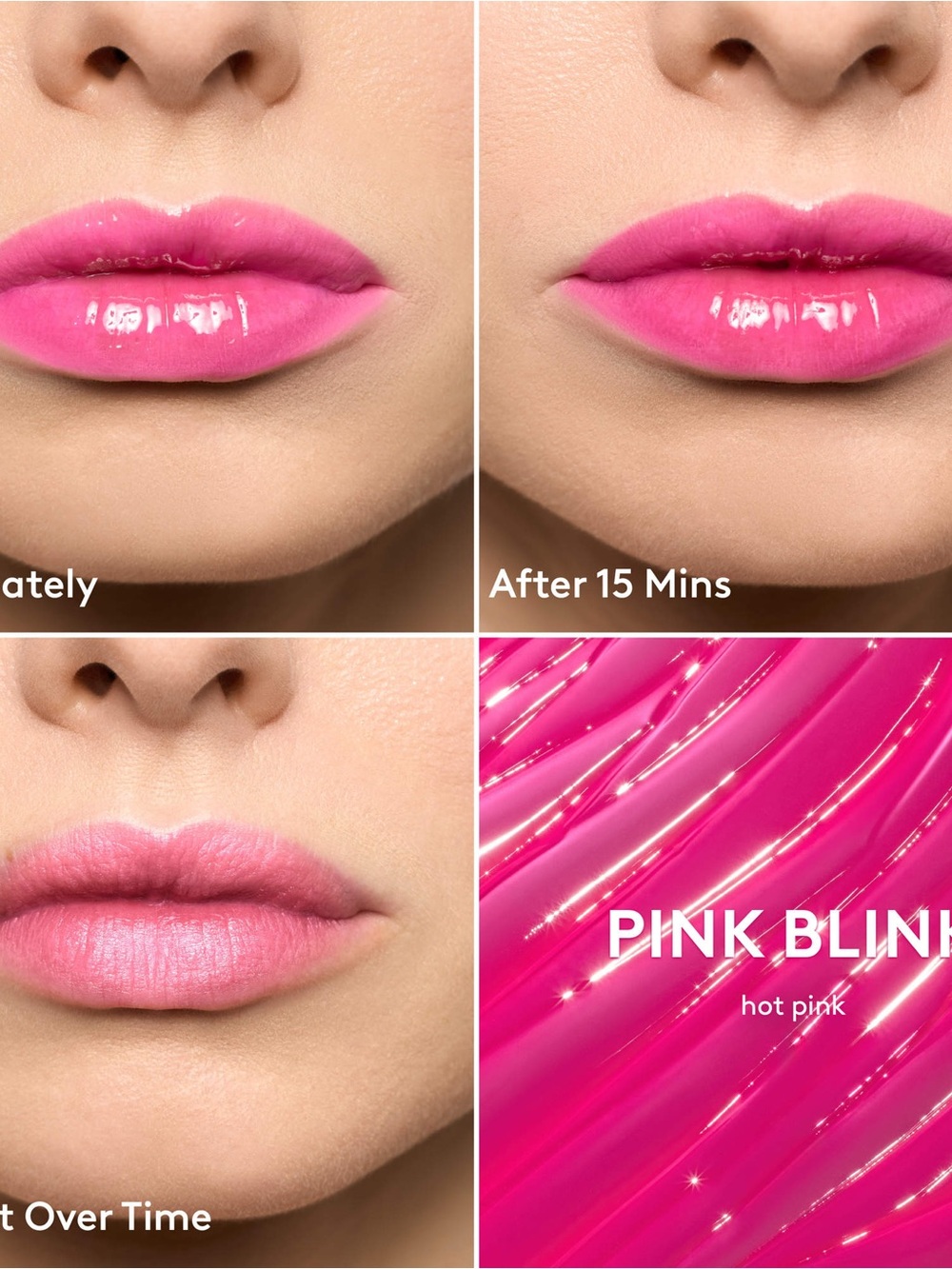 Fenty Gloss Bomb Burst Pink Blink 01 Liquid Lips— Vibrant Pink - Picture 6 of 8